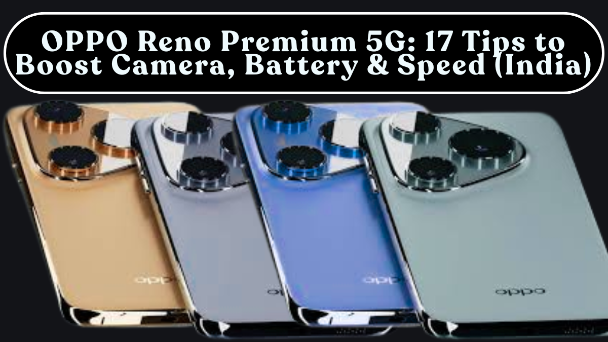 OPPO Reno Premium 5G: 17 Tips to Boost Camera, Battery & Speed (India)