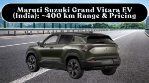 Maruti Suzuki Grand Vitara EV (India): 400 km Range & Pricing