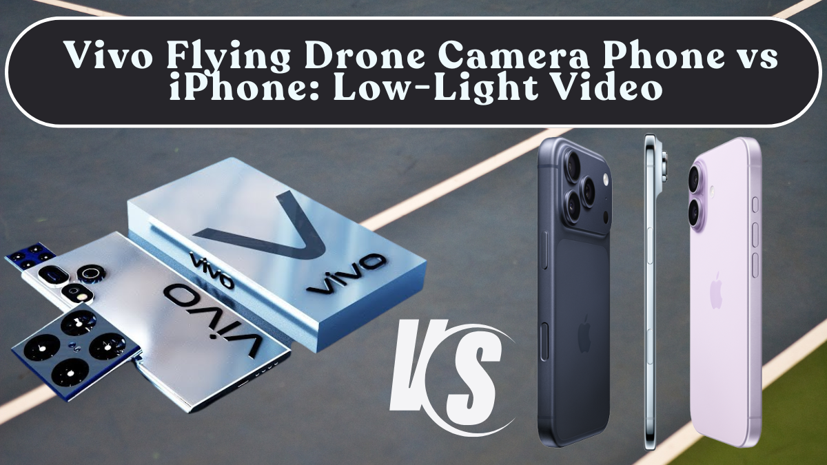 Vivo Flying Drone Camera Phone vs iPhone: Low-Light Video & Stabilization Showdown
