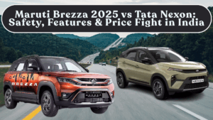 Maruti Brezza 2025 vs Tata Nexon: Safety, Features & Price Fight in India