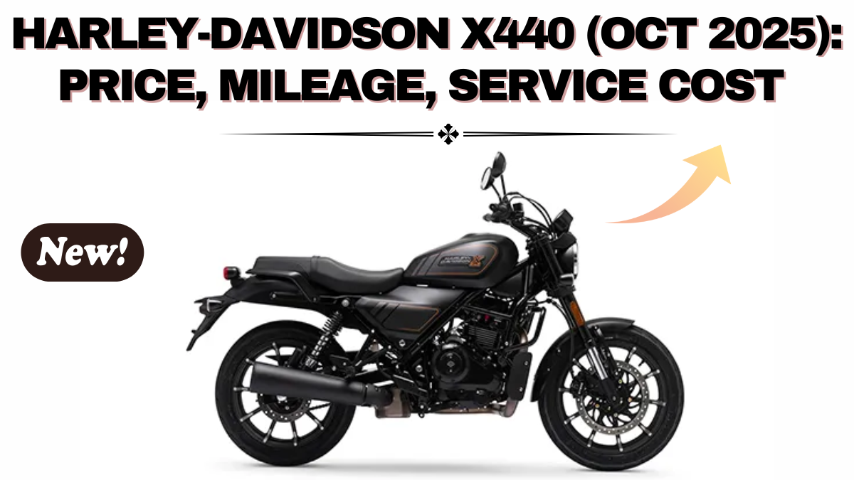 Harley-Davidson X440 (Oct 2025): Price, Mileage, Service Cost & Pros/Cons