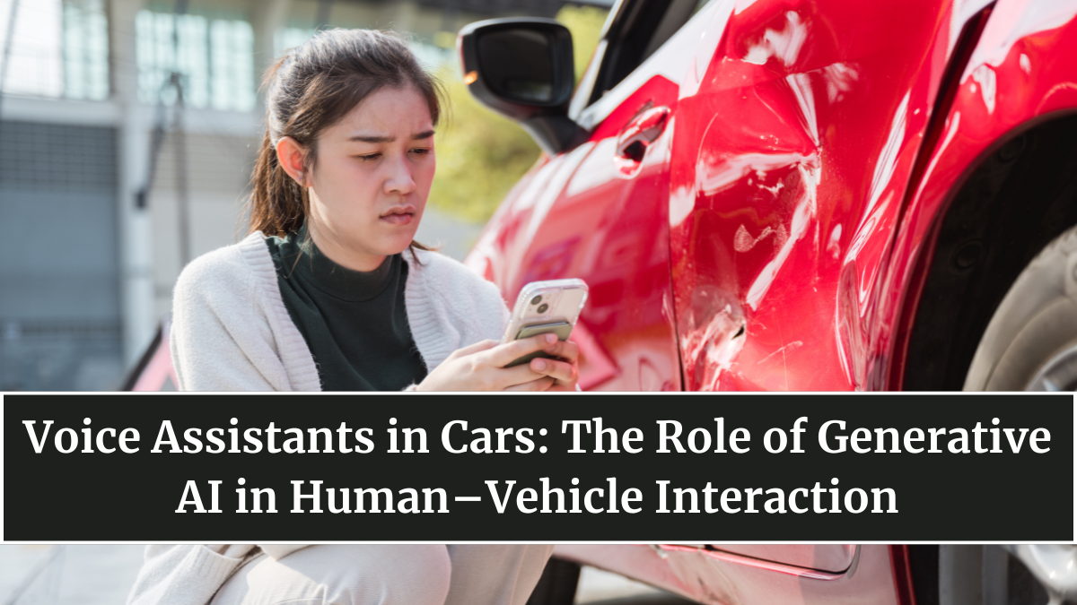 Voice Assistants in Cars: The Role of Generative AI in Human–Vehicle Interaction