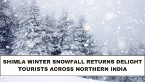 Shimla Winter Snowfall Returns Delight Tourists Across Northern India