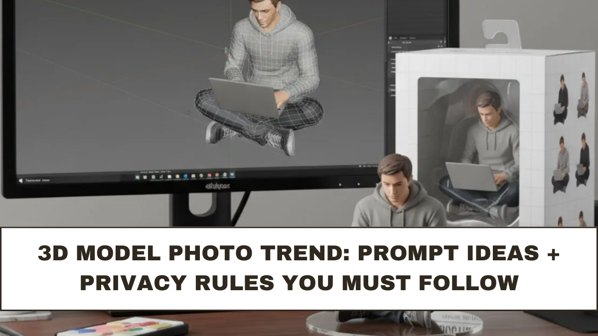 3D Model Photo Trend: Prompt Ideas + Privacy Rules You Must Follow