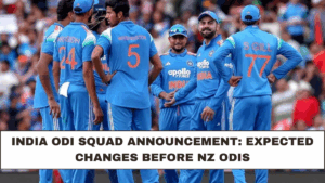 India ODI Squad Announcement: Expected Changes Before NZ ODIs