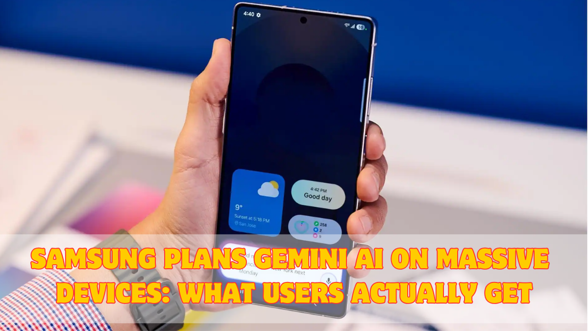 Samsung Plans Gemini AI on Massive Devices: What Users Actually Get