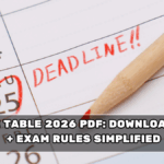 ISC Time Table 2026 PDF: Download Steps + Exam Rules Simplified