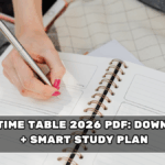 ICSE Time Table 2026 PDF: Download + Smart Study Plan