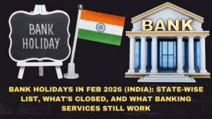 Bank Holidays in Feb 2026 (India): State-Wise List, What’s Closed, and What Banking Services Still Work