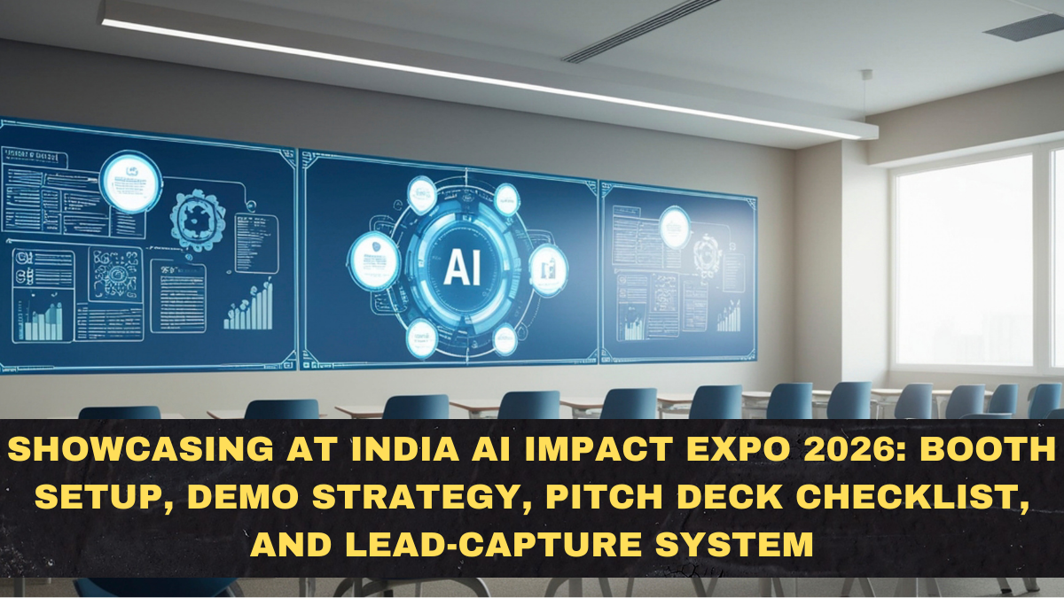 Showcasing at India AI Impact Expo 2026: Booth Setup, Demo Strategy, Pitch Deck Checklist, and Lead-Capture System