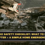 Earthquake Safety Checklist: What to Do Before, During, After + A Simple Home Emergency Kit List