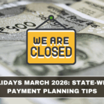 Bank Holidays March 2026: State-Wise List + Payment Planning Tips (March 2026 Update)
