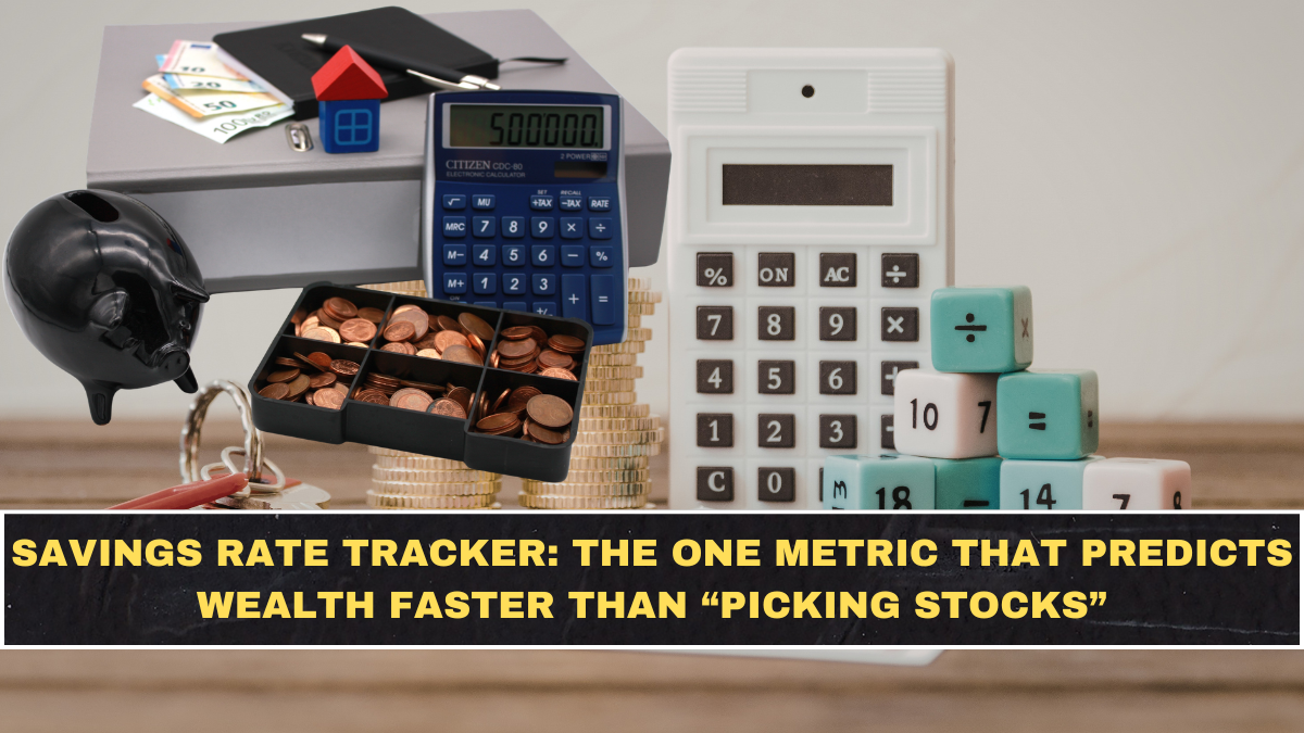 Savings Rate Tracker: The One Metric That Predicts Wealth Faster Than “Picking Stocks”
