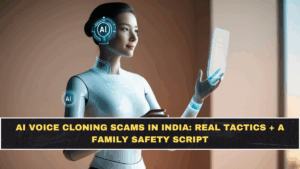 AI Voice Cloning Scams in India: Real Tactics + A Family Safety Script
