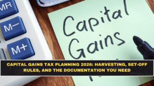 Capital Gains Tax Planning 2026: Harvesting, Set-Off Rules, and the Documentation You Need