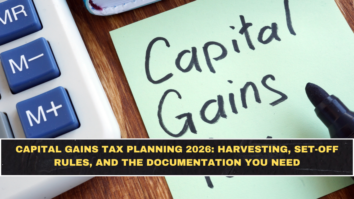 Capital Gains Tax Planning 2026: Harvesting, Set-Off Rules, and the Documentation You Need