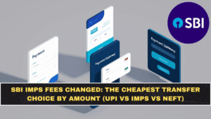 SBI IMPS Fees Changed: The Cheapest Transfer Choice by Amount (UPI vs IMPS vs NEFT)