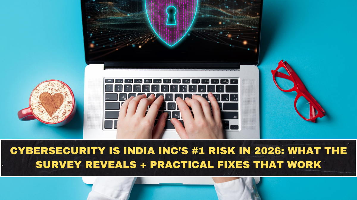 Cybersecurity Is India Inc’s #1 Risk in 2026: What the Survey Reveals + Practical Fixes That Work