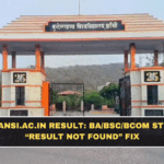 bujhansi.ac.in Result: BA/BSc/BCom Steps + “Result Not Found” Fix