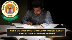 NEET UG 2026 Photo Upload Rules: Exact Specs + Fix Common Errors