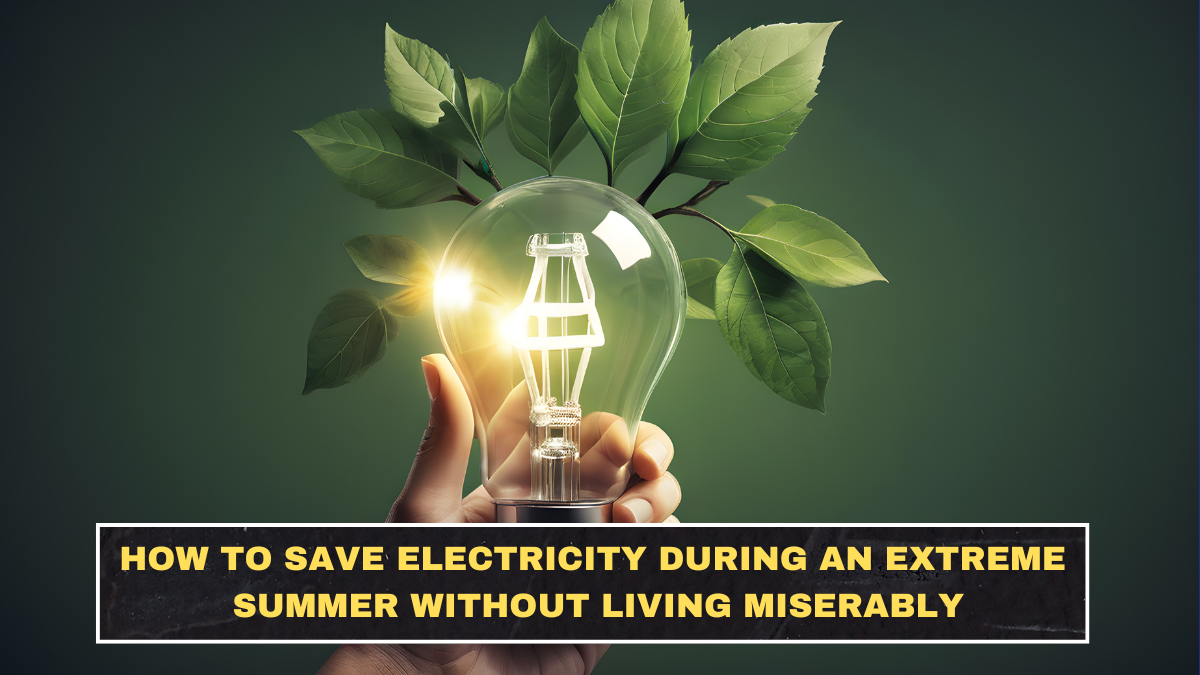 How to Save Electricity During an Extreme Summer Without Living Miserably