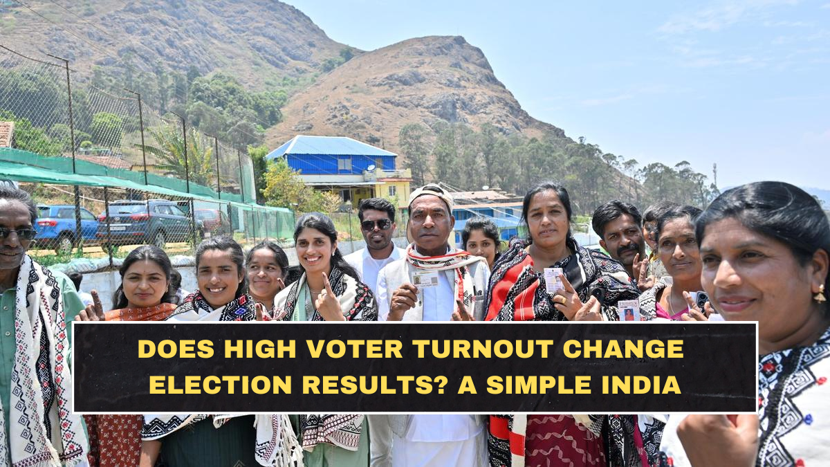 Does High Voter Turnout Change Election Results? A Simple India Explainer