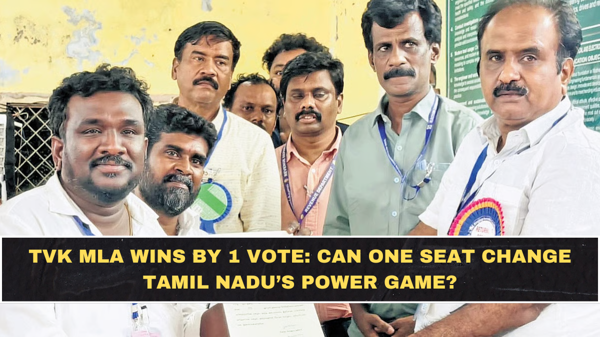 TVK MLA Wins by 1 Vote: Can One Seat Change Tamil Nadu’s Power Game?